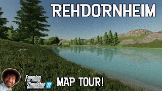 “REHDORNHEIM” FS22 MAP TOUR! | NEW MOD MAP! | Farming Simulator 22 (Review) PS5.