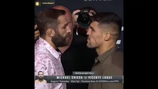 Michael Chiesa And Vicente Luque Face Off