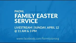 PAONL Easter Service 2020 - Online Service