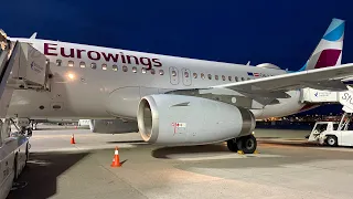 4K Eurowings A319 IAE engine start and takeoff Stuttgart PTU Sound