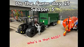 This farm needs a name! | Silage 2024 | On the farm day 25 season 5 | 1:32 farm model diorama