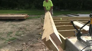 How to Cut Two Important Timber Frame Joints ~ The Pavilion Construction Continues!