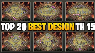 *TOP 20* Th15 Design Funny And Troll Bases With Link| Th15 Best ShowCase Base With Link -Coc