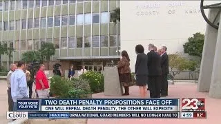 Two death penalty propositions face off