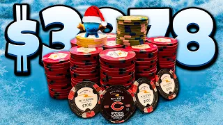 The ULTIMATE SPOT with POCKET ACES?! $2000 POT! | Wolfmas Poker Day #10