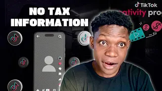 How to Join the TikTok Creativity Program Beta Without Tax Information (From Any Country)