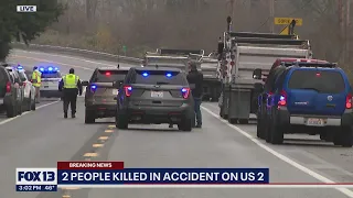 2 people killed in crash on US 2 near Monroe | FOX 13 Seattle