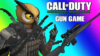 COD4 Remastered: Gun Game Funny Moments - The Irish Knife Duo!