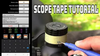 Scope Tape Tutorial using Strelok Pro (Old video, but uploaded here for easy finding)