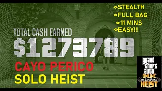 GTA V Online Cayo Perico Heist SOLO Stealth Tutorial