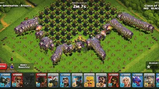 The Most satisfying Funny Raid Ever In Clash Of Clans 100 vs 1000 | Part 1