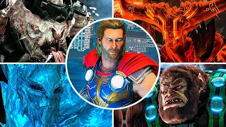 Thor: God of Thunder - All Bosses & Ending + Cutscenes (4K 60FPS)