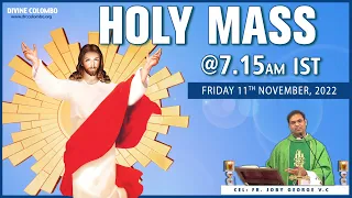 (LIVE) Friday Holy Mass | 11 November 2022 | Fr. Joby George, VC | Divine Colombo