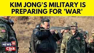 North Korea | Kim Jong Un Orders Heightened Preparations Amid US-South Korea Military Drills | N18V