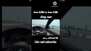 bmw 530d vs bmw 530i drag race short viral short