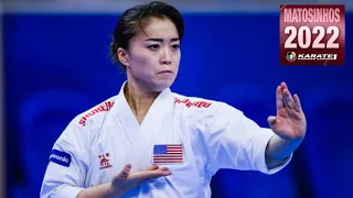 GARCIA_LOZANO PAOLA (ESP) vs KOKUMAI SAKURA (USA) Female Kata Karate 1 matosinhos 2022