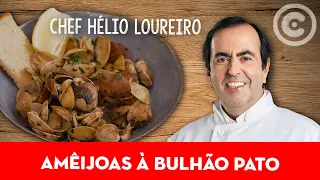 Receita de Amêijoas à Bulhão Pato do Chef Hélio Loureiro | Marisco