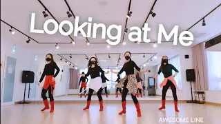 💃 Demo-Looking at Me Line Dance|룩킹엣미 라인댄스|Intermediate