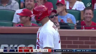 Albert Pujols Hits a Foul Ball a Mile High! Everyone Thought this was a Homer off the Bat!! - 9/5/22