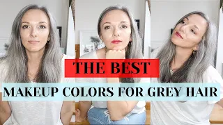 Makeup for silver and grey hair 2020 || Cool Sustainable