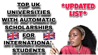 UPDATED: TOP UK UNIVERSITIES THAT OFFER AUTOMATIC TUITION FEES DISCOUNT TO INTERNATIONAL STUDENTS