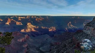 Grand Canyon National Park in Winter - 4K HDR - Sunrise in timelapse