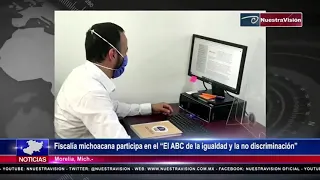 Fiscalía michoacana participa en el “El ABC de la igualdad y la no discriminación”