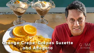 Goma At Home: Orange Crepes and Affogato