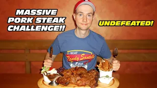 Undefeated 5 Pound (2.27kg) Massive Czech Pork Steak Challenge!!