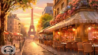 Morning Paris Cafe Shop Ambience ♫ Piano Music for Good Mood, Study, Work