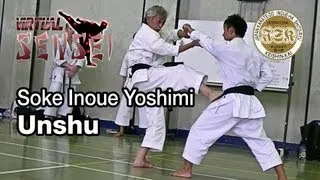 Soke Inoue Yoshimi teaching Unshu + bunkai - Summer Camp 2013