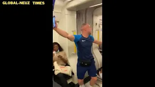 UEFA EURO 2020 Final Italy VS England Match Celebrations in an underground train in London!