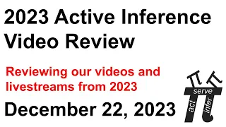 2023 Video ReviewStream ~ Active Inference Institute