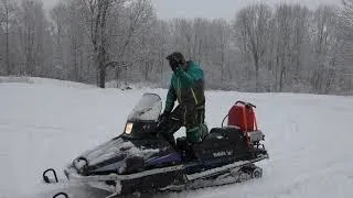 YAMAHA  VK1000 4 cylinder 4 stroke first RIDE Modified Snowmobile.