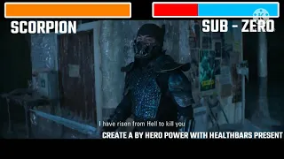 Scorpion And Cole Young Vs. Sub Zero Final Battle l HD l Mortal Kombat