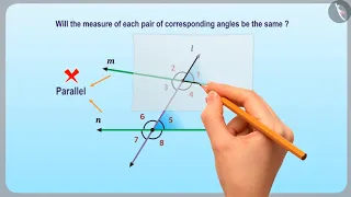 Angles made by a transversal on parallel lines | Part 1/4 | English | Class 7