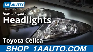 How to Replace Headlight 00-05 Toyota Celica