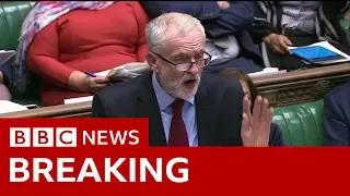 Labour leader Jeremy Corbyn: 'Rehashed version' of May's deal - BBC News