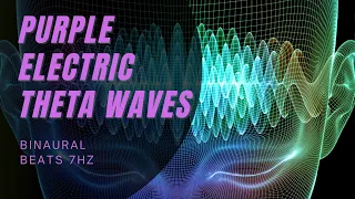 Purple Electric 7 Hz Theta Waves for Grounding and Relaxing