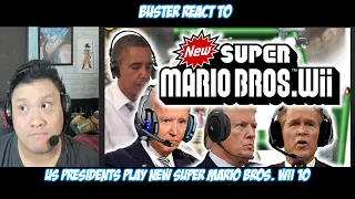 Buster Reacts to | US Presidents Play New Super Mario Bros. Wii 10