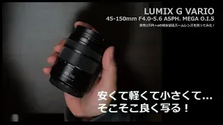 [マイクロ]中古で1万円の望遠レンズを買ってみた!LUMIX G VARIO 45-150mm F4.0-5.6 ASPH.MEGA O.I.S[フォーサーズ]