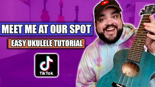 MEET ME AT OUR SPOT - The Anxiety/WILLOW/Tyler Cole (EASY Ukulele Tutorial)