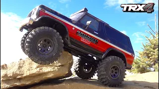 MONSTER TiRES on a FORD BRONCO TRAXXAS TRX4 EAT ROCKS for DAYS on PORTALS | RC ADVENTURES