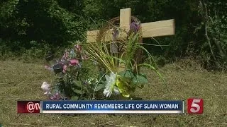 Neighbors Set Up Memorial For Murder Victim