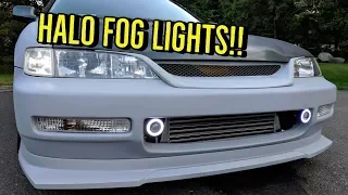 Installing Halo Fog Lights on my Turbo Honda Accord