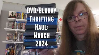 DVD/Bluray Thrifting Haul (March 2024)!