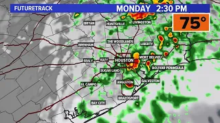 Live radar: Scattered thunderstorms across the Houston area today