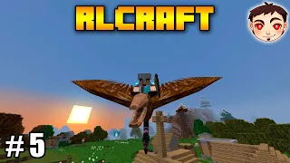 ¡VAMOS A DOMAR UNA MONTURA VOLADORA! - Minecraft [RLCRAFT MODPACK] #5
