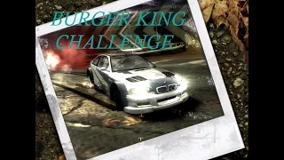 Burger king Challenge and unlocking Junkman Performance Parts -NEED FOR SPEED MW 2005!