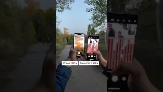 IPhone 13 Pro VS Xiaomi Mi 11 ultra 🤯🤯🤯 #shorts #tiktok #viral #xiomi #iphone #vs